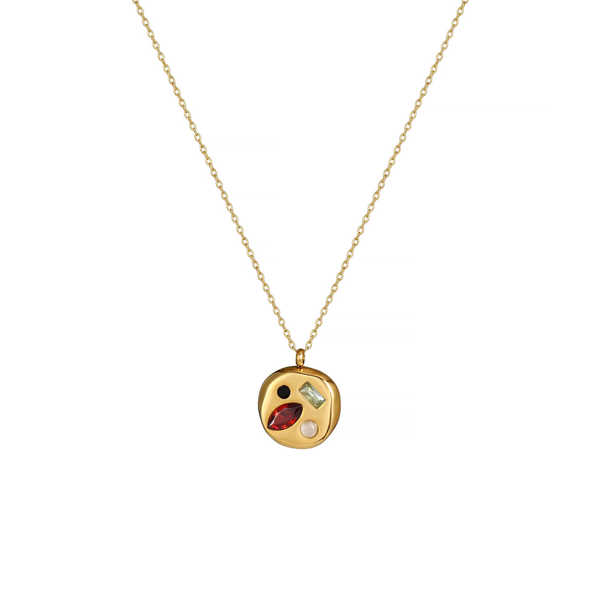 Birthstone Mom Necklace